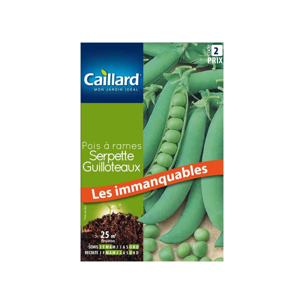 Graine De Pois Serpette Guilloteaux Rames Graine De Pois Serpette Guilloteaux Rames