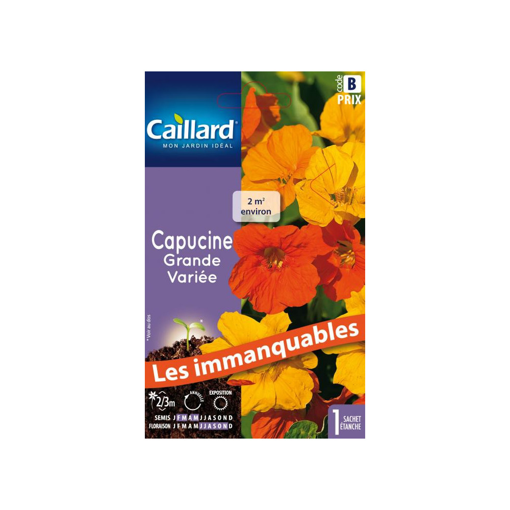 Graine De Capucine Grande Variée Graine De Capucine Grande Variée