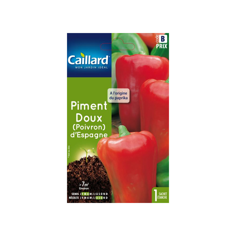 Graine De Piment Doux D'espagne Graine De Piment Doux D'espagne