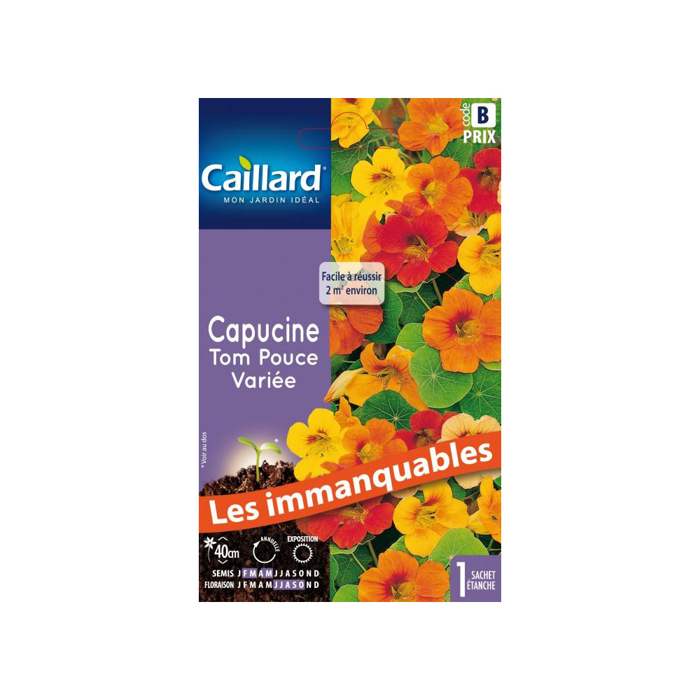 Graine De Capucine Tom Pouce Variée Graine De Capucine Tom Pouce Variée